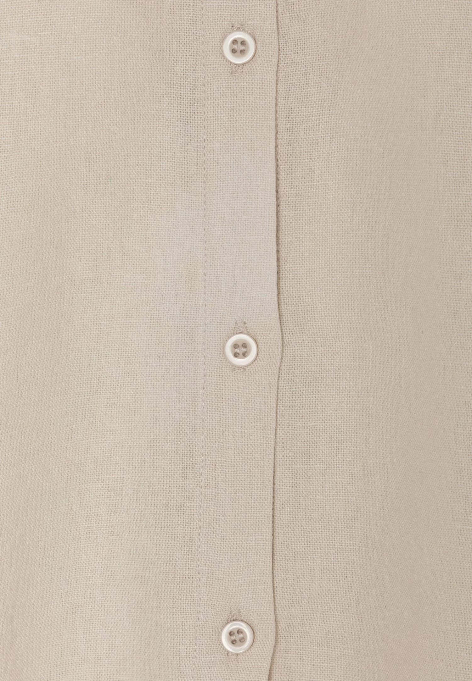 Even&Odd Linen-Mix Button Down Blouse - Overhemdblouse - Beige 7 Even&Odd Linen-Mix Button Down Blouse - Overhemdblouse - Beige - Afbeelding 5