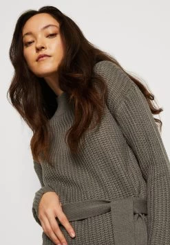 Even&Odd Loose High Neck Dress- Gebreide Jurk - Dark Grey 11 Even&Odd Loose High Neck Dress- Gebreide Jurk - Dark Grey -Even&Odd 9de2665a51e444408cdeea3cfa0e2e1b