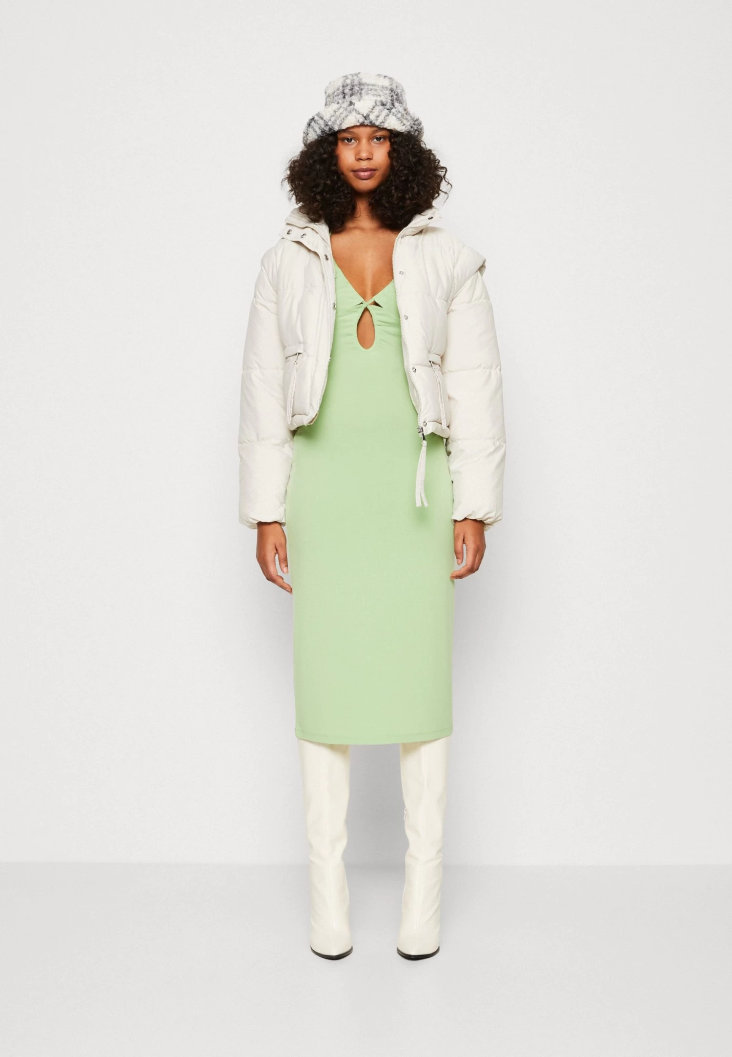 Even&Odd Jerseyjurk - Green 4 Even&Odd Jerseyjurk - Green - Afbeelding 2