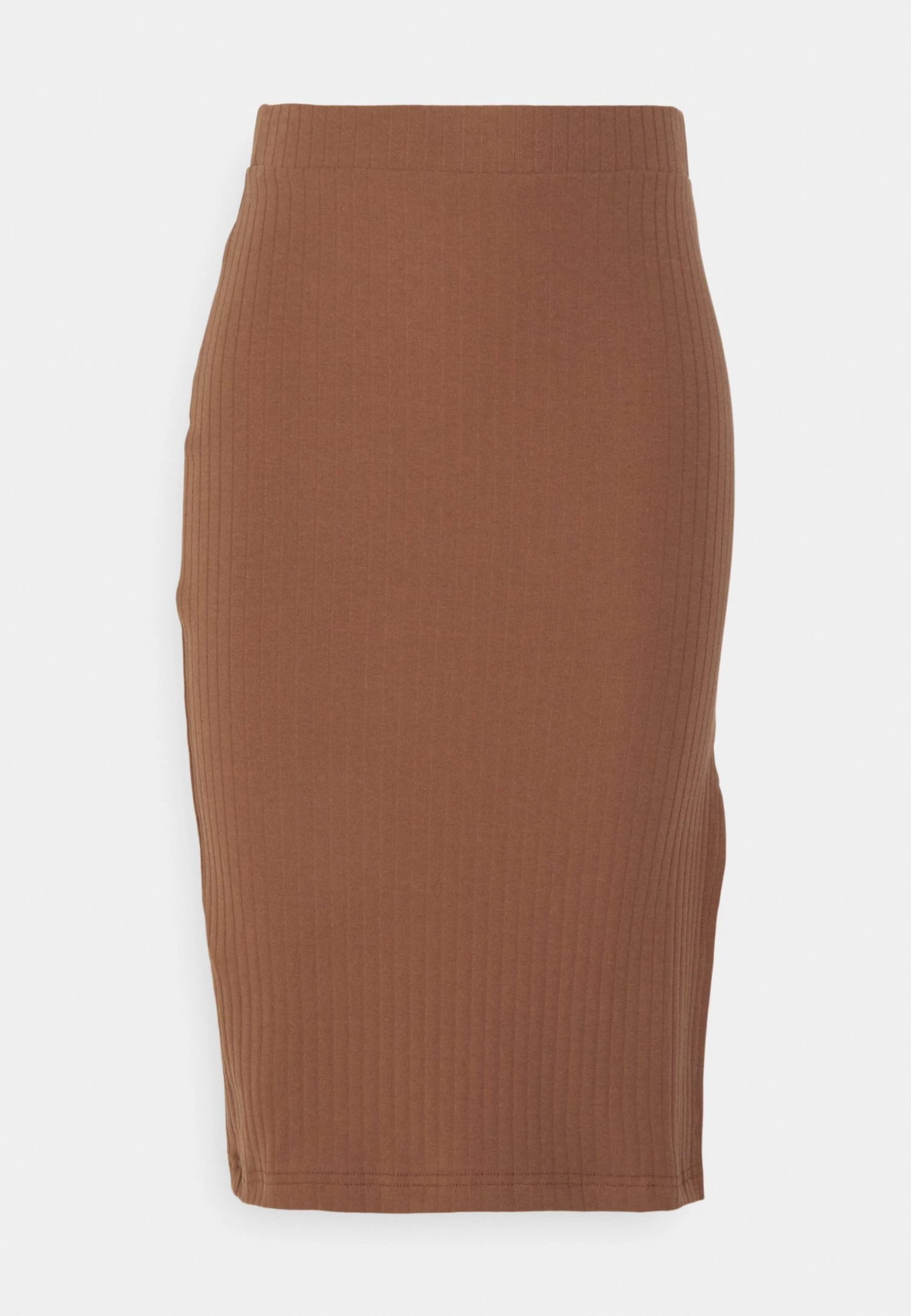Pencil Skirt With Slit - Kokerrok - Brown 6 Pencil Skirt With Slit - Kokerrok - Brown - Afbeelding 4