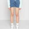 Even&Odd Jeansshort - Blue Denim -Even&Odd b05fb5aa42c04667a40960619d801aae
