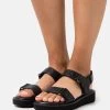 Sandalen Met Plateauzool - Black -Even&Odd b3e234d45dac43beab70413cea6cc3d2
