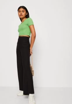 Even&Odd 2 Pack - T-Shirt Basic - Black/Green -Even&Odd bbfc1335436a4b60930f92f96d9b0fbb