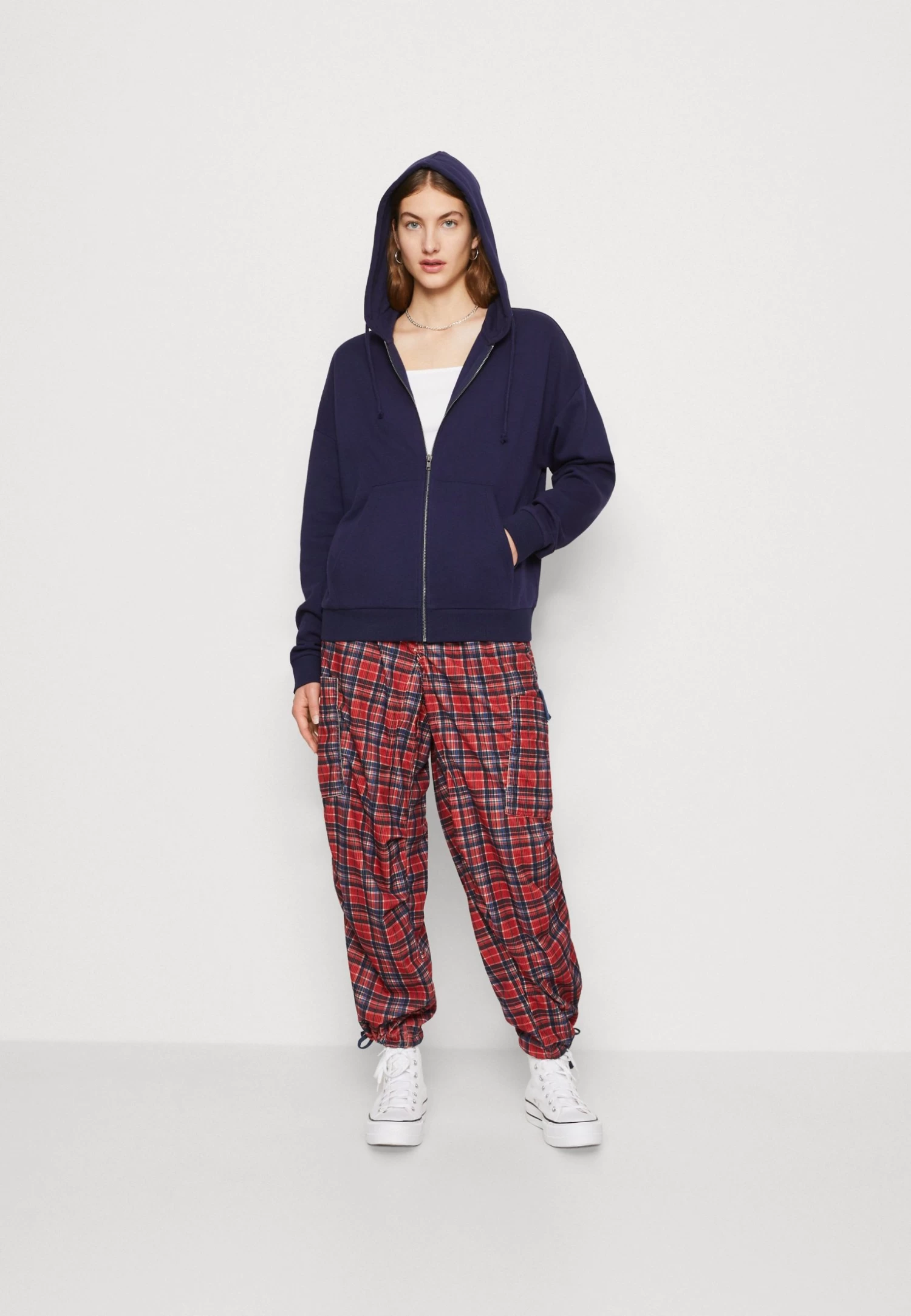 Even&Odd Sweater Met Rits - Dark Blue 4 Even&Odd Sweater Met Rits - Dark Blue - Afbeelding 2