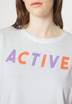 Oversized - T-Shirt Print - White -Even&Odd c98c440c276940ac8c493ce2e560bc89