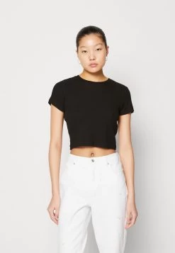 Even&Odd 3 Pack - T-Shirt Basic - Beige/Black/Orange -Even&Odd ccc1409696d2434ca8c66536bdfea652