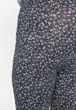 Printed 2 Pack - Legging - Black/ Dark Blue -Even&Odd cf34e4869e464beeba8662e842319197