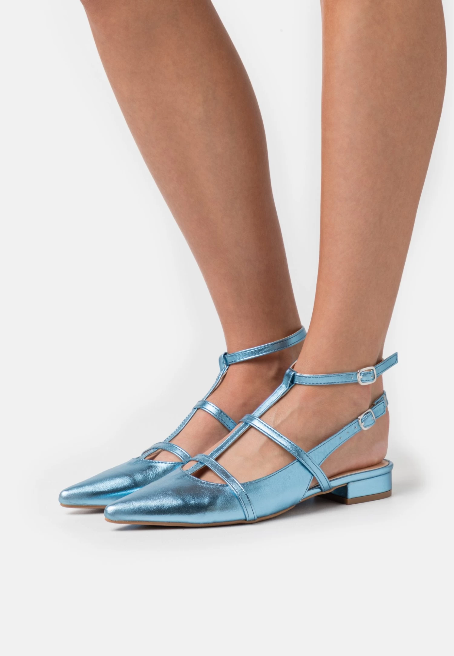 Even&Odd Slingback Ballerina´S - Blue 3 Even&Odd Slingback Ballerina´S - Blue