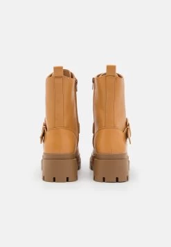 Enkellaarsjes Met Plateauzool - Cognac -Even&Odd db776959419e48b6a6836ff523d77167