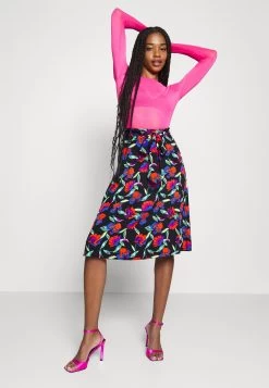 Even&Odd Midi Skirt With Shell Fabric - A-Lijn Rok - Multicoloured -Even&Odd dd28a5729c3046c7a69b0cd64bd19708