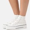 Even&Odd Sneakers Hoog - Off-White -Even&Odd e7b7af8f854142e4a1c214f21e6262e1