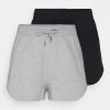 Even&Odd 2 Pack - Trainingsbroek - Black/Mottled Light Grey