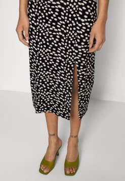 Midi Straight High Skirt - Kokerrok - Black/White -Even&Odd eaf98475495d481d943eb8278eb0100f