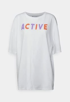 Oversized - T-Shirt Print - White -Even&Odd eeed3c2bb132458eb56e4c552ef2517a