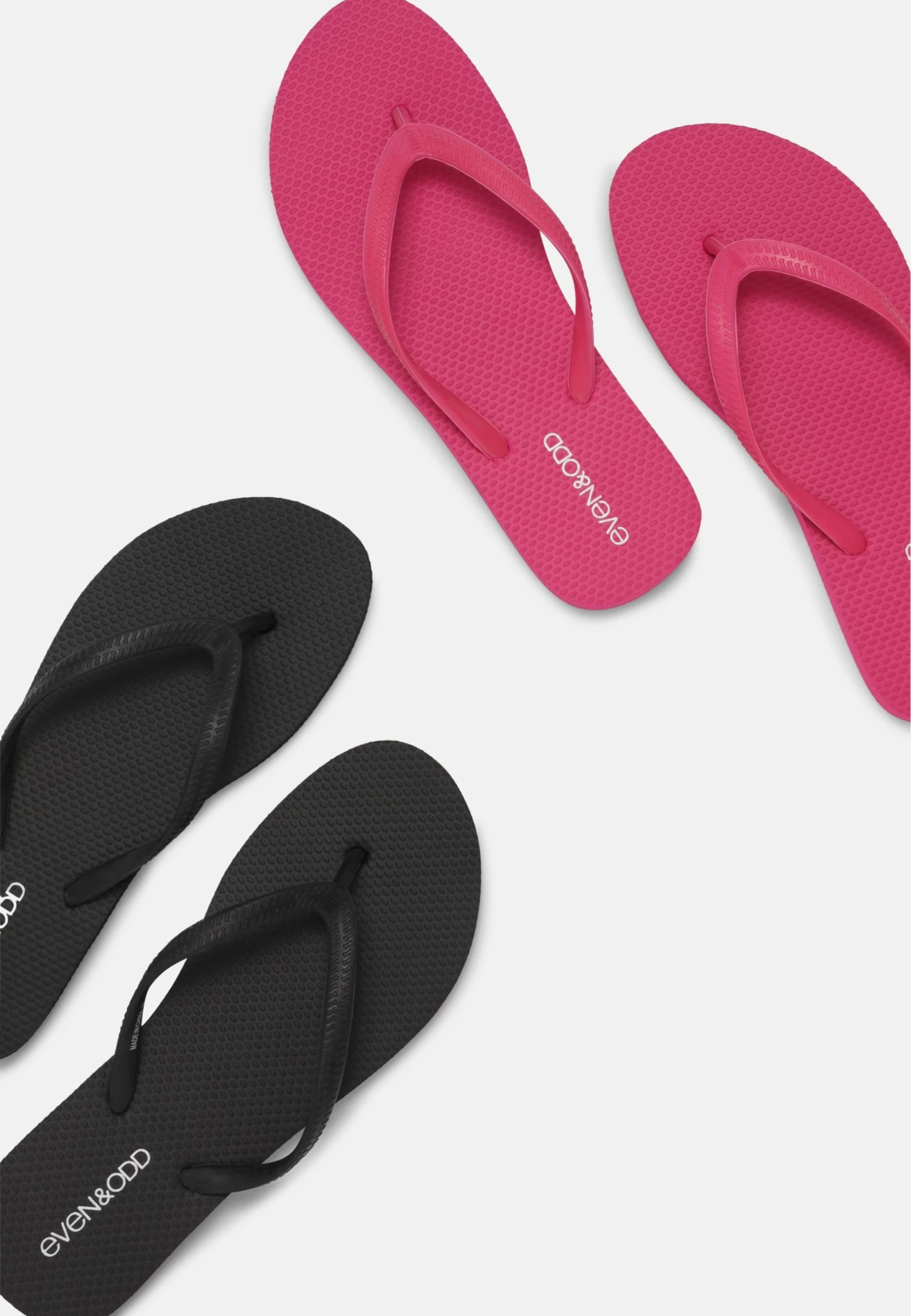 Even&Odd 2 Pack - Teenslippers - Black - Pink 9 Even&Odd 2 Pack - Teenslippers - Black - Pink - Afbeelding 7