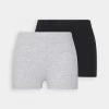 Even&Odd 2 Pack - Shorts - Black/Mottled Light Grey -Even&Odd f4ce10d6d61f4a5fb656347ebb3e35ce