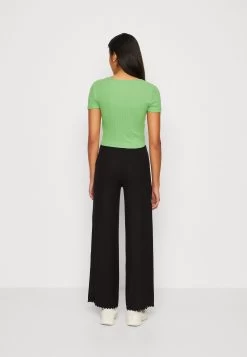 Even&Odd 2 Pack - T-Shirt Basic - Black/Green -Even&Odd f81d4734b73243c9899bde9fad99fc88