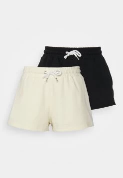 Even&Odd 2 Pack - Shorts - Black/Yellow -Even&Odd f9ddd2243ce74c1cb2aa189a6c6fa85b