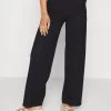 Wide Leg Trousers - Broek - Black -Even&Odd fb3813b4f71148f189667836f1db0156