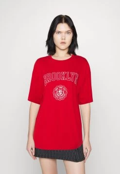 Even&Odd T-Shirt Print - Dark Red