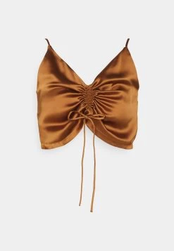 Even&Odd Cami Rushing Front - Top - 708 - Cognac -Even&Odd ff34051c8f164bbcaad416a61e19dd46